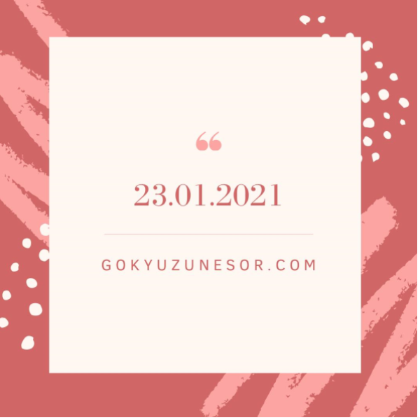 23 ocak 2021 23 ocak 2021