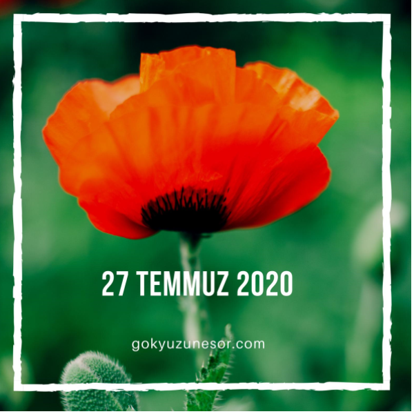 27 temmuz 2020 pazartesi 27 temmuz 2020 pazartesi