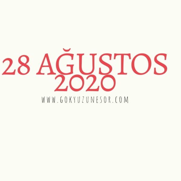 28 agustos 2020 cuma 28 agustos 2020 cuma